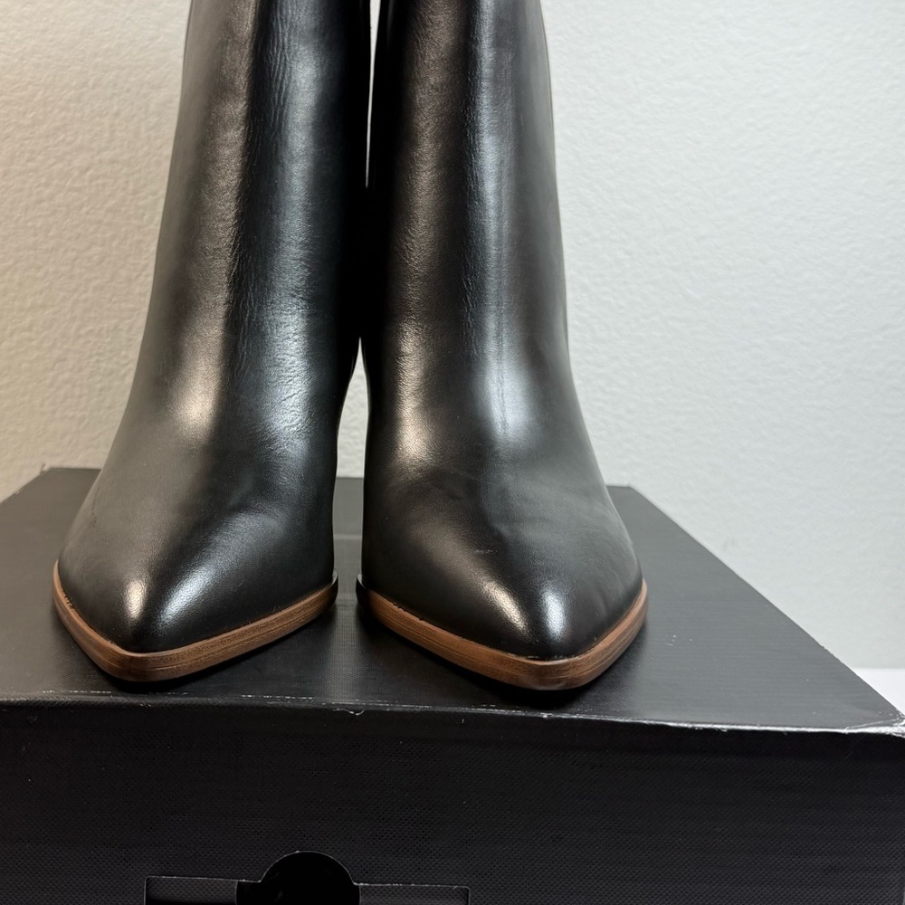 Marc Fisher Sleek Black Ankle Booties